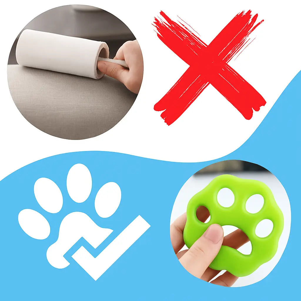 Attrape-Poils™ pour lessive| Enfin des vêtements sans poils !