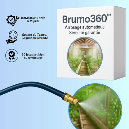 Brumo360™| Arrosage Automatique, Sérenité Garantie