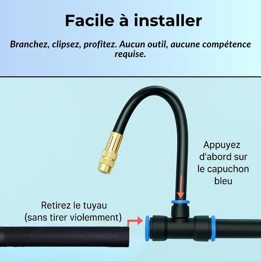 Brumo360™| Arrosage Automatique, Sérenité Garantie