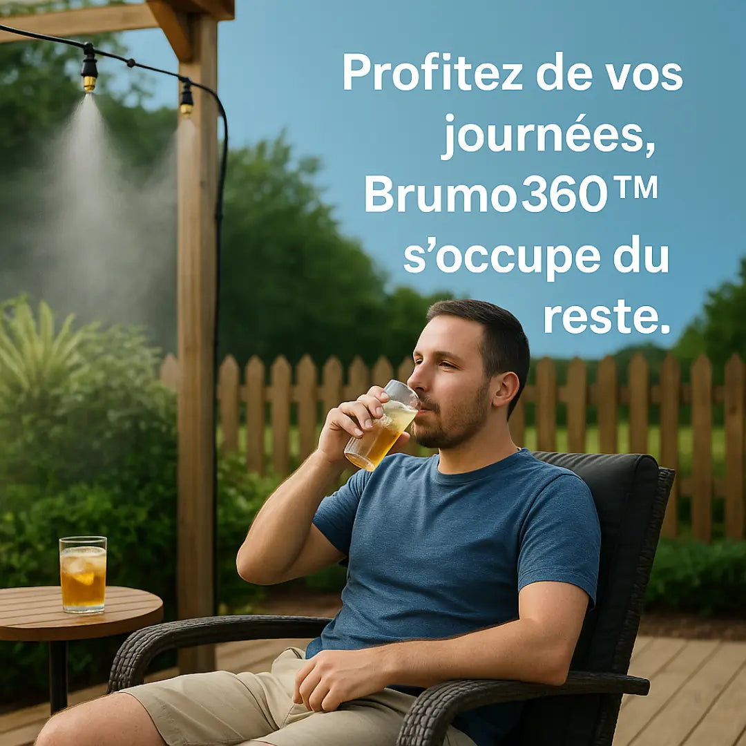 Brumo360™| Arrosage Automatique, Sérenité Garantie
