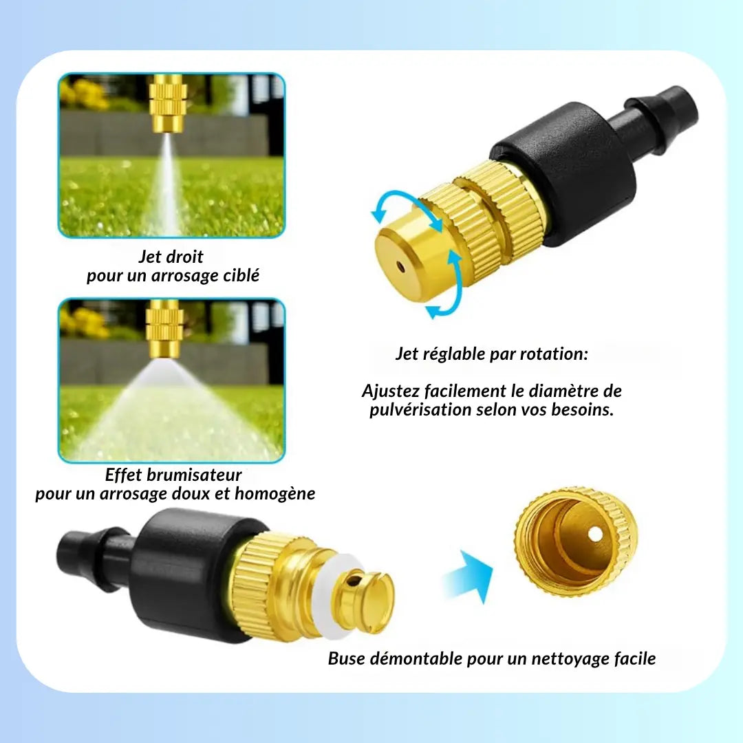 Brumo360™| Arrosage Automatique, Sérenité Garantie
