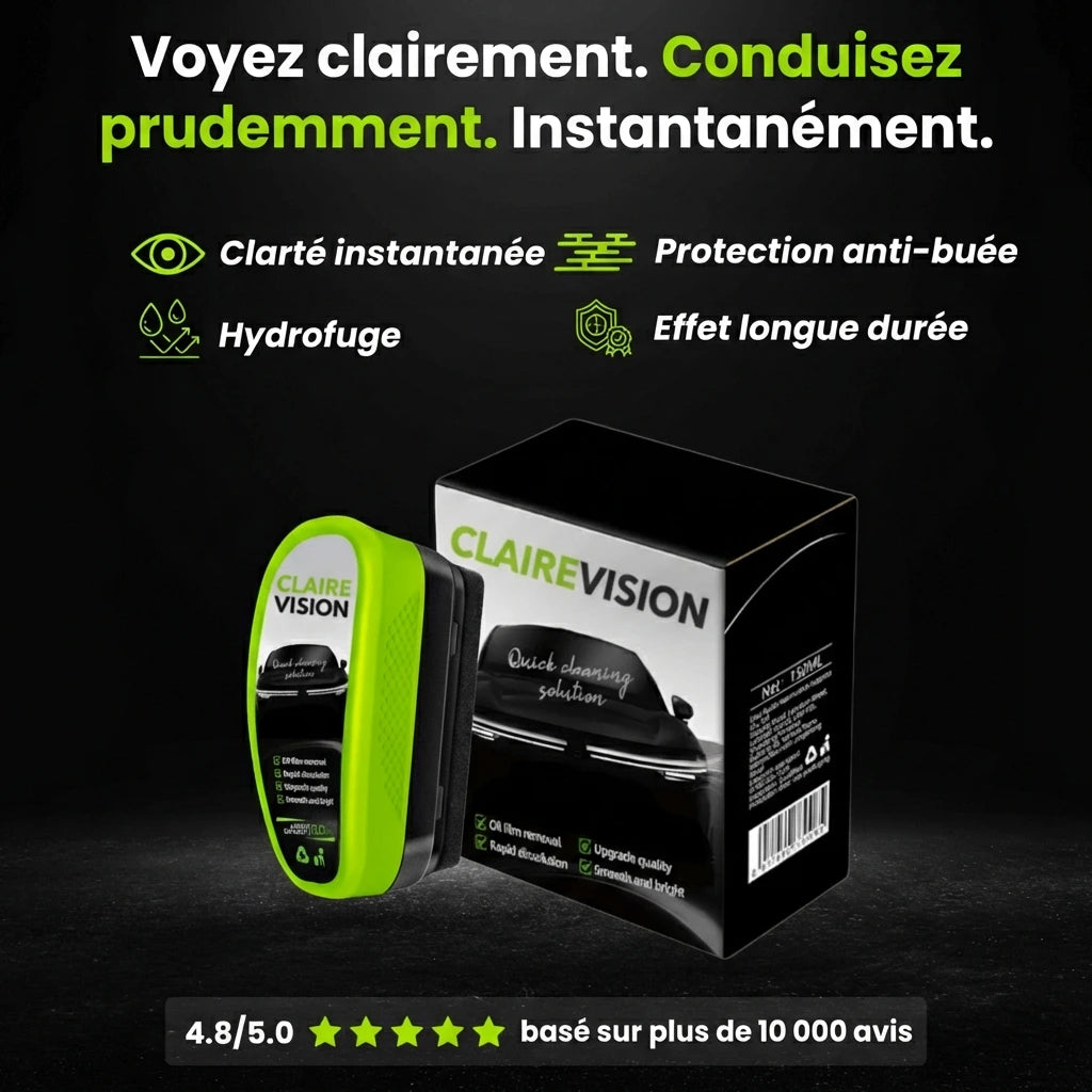 ClaireVision™｜Voyez clair peu importe la météo