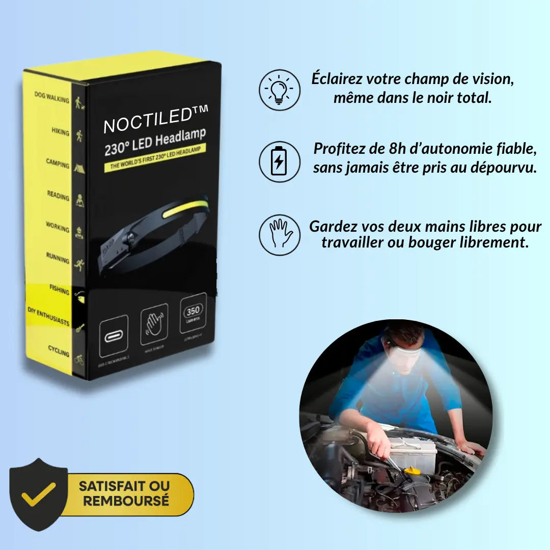 NoctiLED™ | Voyez clair dans l'obscurité