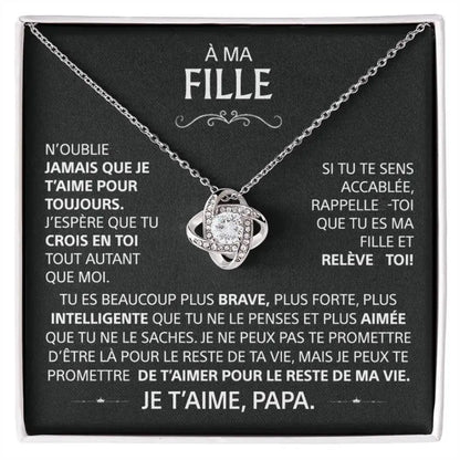 À ma fille - Je t'aime, Papa.