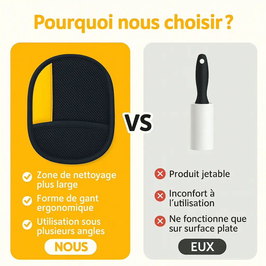 ZéroPoils™ | Fini les Poils incrustés