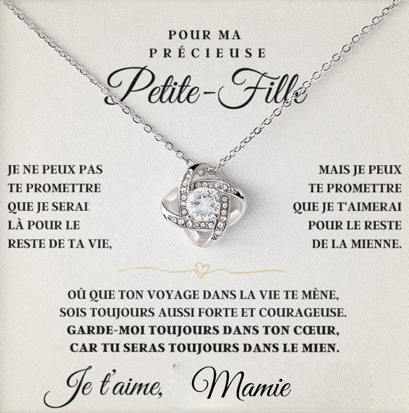 À ma Petite-fille - Je t'aime, Mamie.