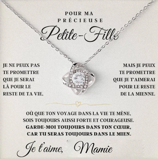 À ma Petite-fille - Je t'aime, Mamie.